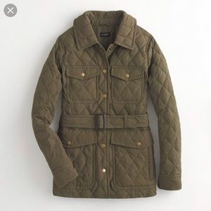 J. Crew lightweight quilted field jacket
